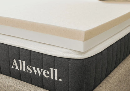 Allswell 4" Memory Foam Mattress Topper Infused with Copper Gel, Full