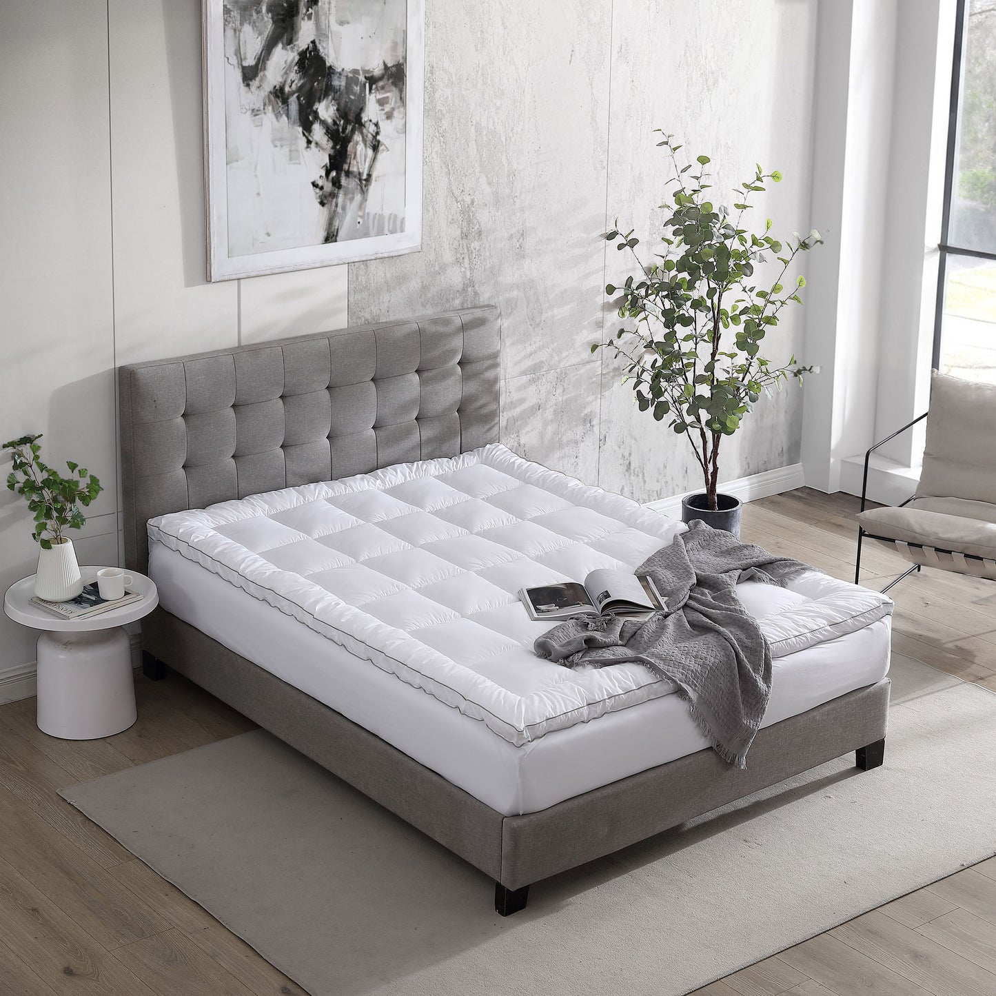 Hotel Grand Polyester Filled 2” Mattress Topper
