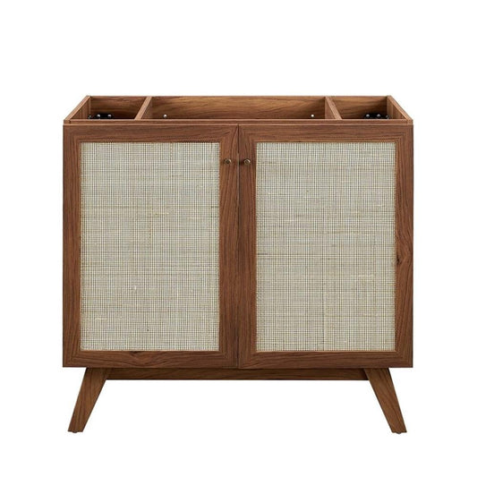 Modway Soma 36°?Bathroom Vanity Cabinet (Sink Basin Not Included) in Walnut