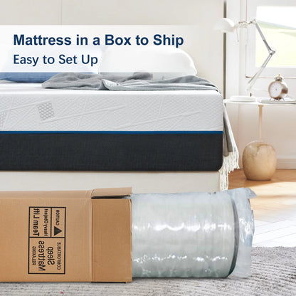Twin Mattress, Madinog 10" Twin Size Memory Foam Mattress in a Box