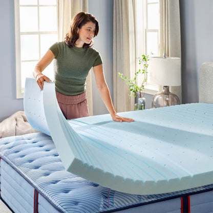 Sealy Posturepedic Zoned Memory Foam Mattress Topper