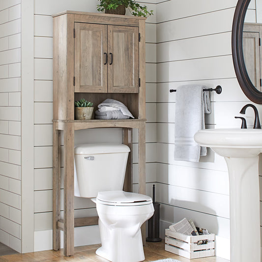 Better Homes & Gardens Gray 26" W over the Toilet Bathroom Space Saver