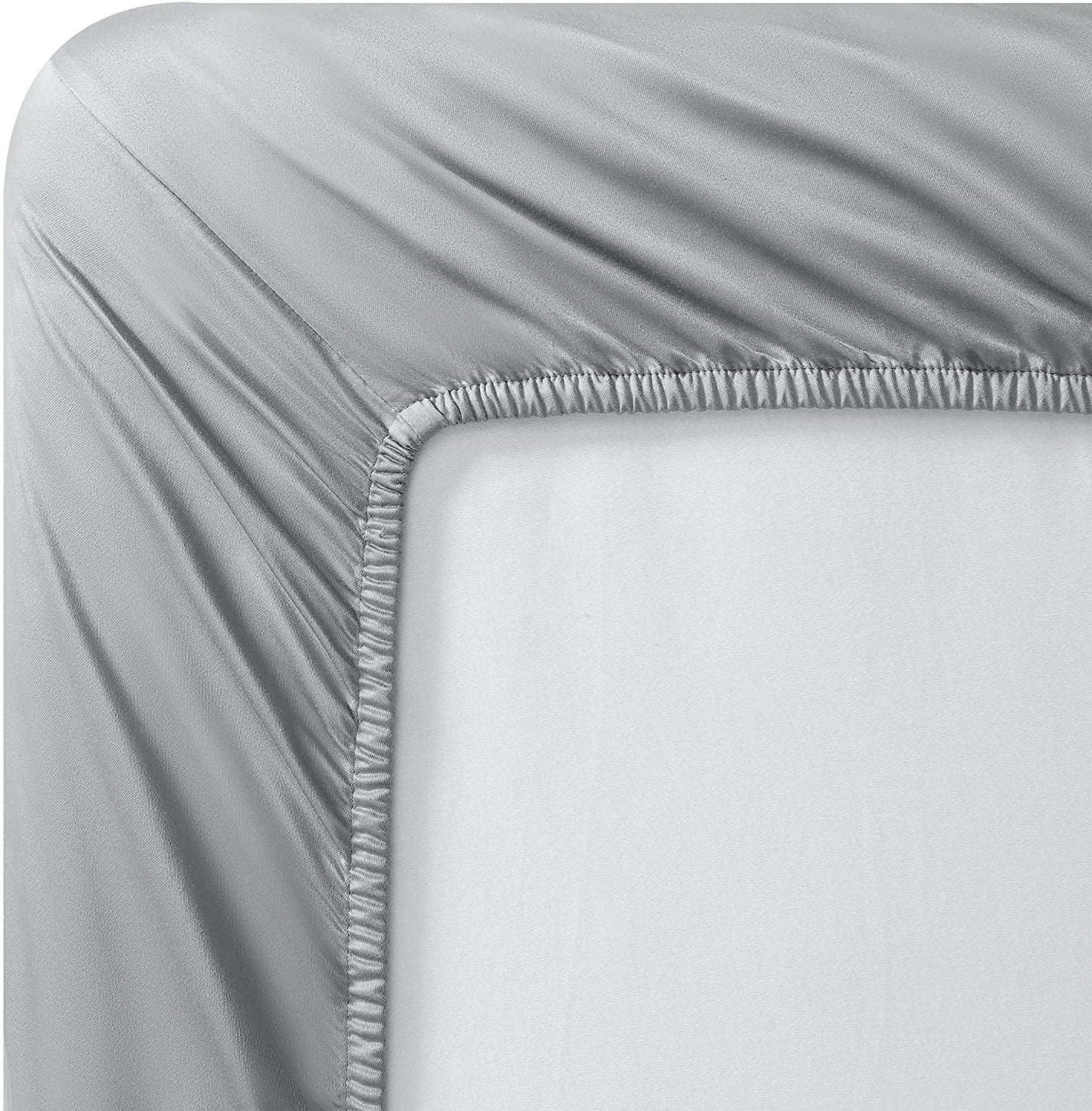 Vera Wang 800 Collection Bed Sheet Set - 800 Thread Count, Silky Smooth Wrinkle-Resistant Bedding, Queen, Grey Steel Grey Queen