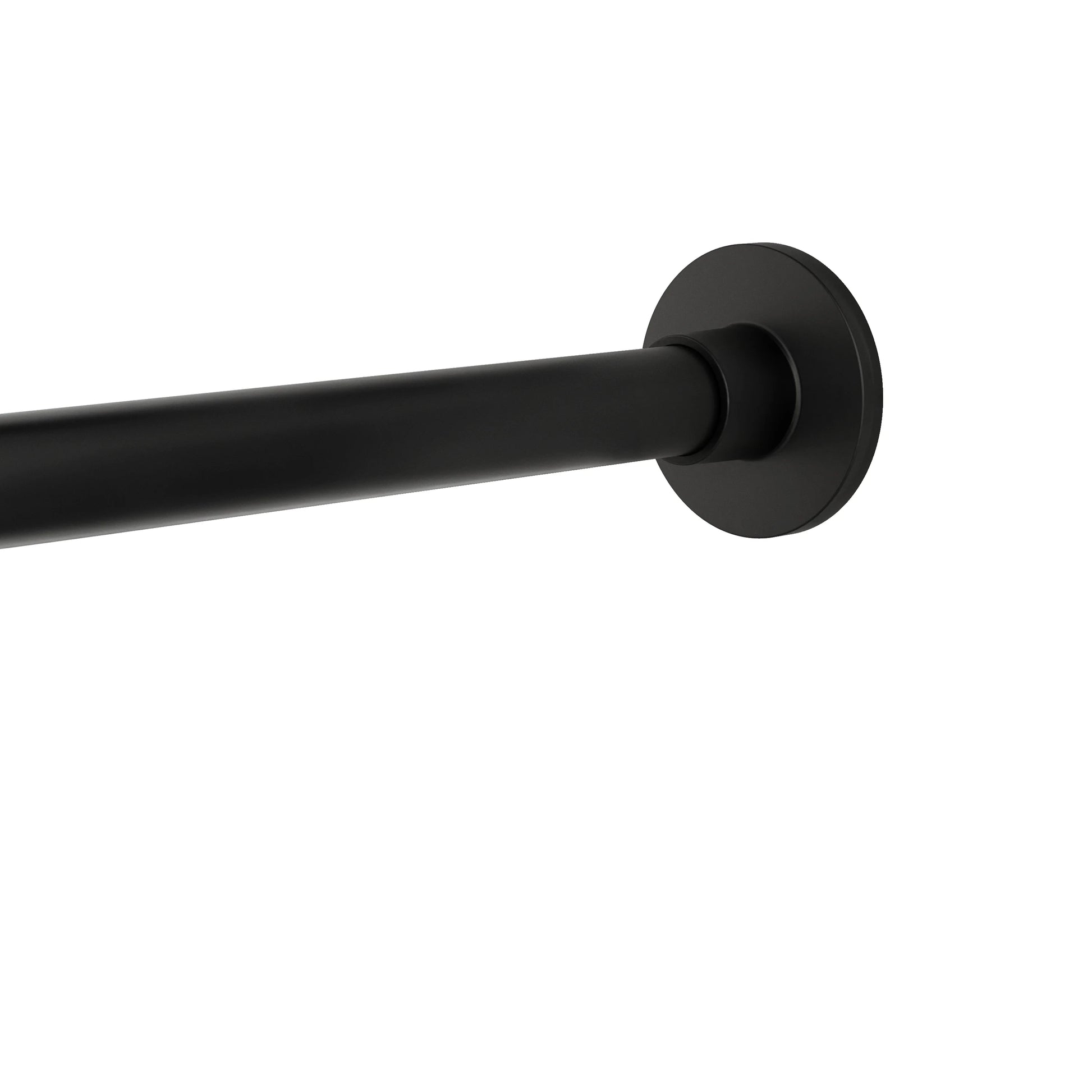 (4 pack) Better Homes & Gardens Rustproof 43°?- 72°?Modern Adjustable Tension Shower Curtain Rod, Matte Black