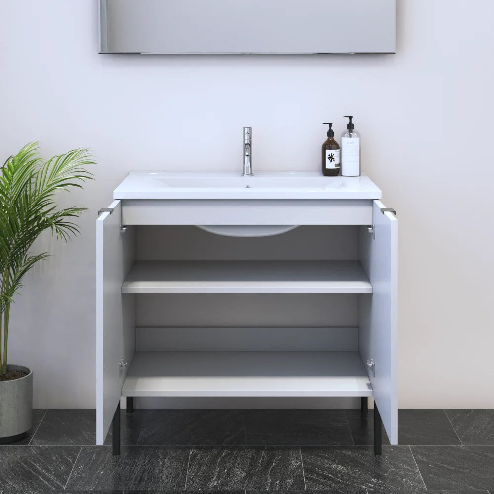 Nicole 2D 80 Floating Bathroom Vanity (32" Width)