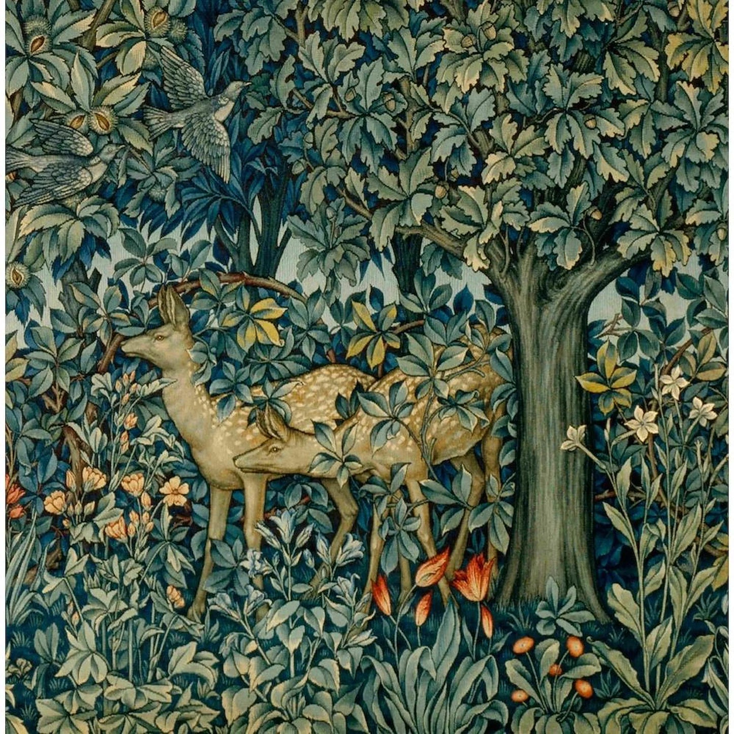 CafePress - William Morris Greenery - King Duvet Cover, Printed Comforter Cover, Unique Bedding,