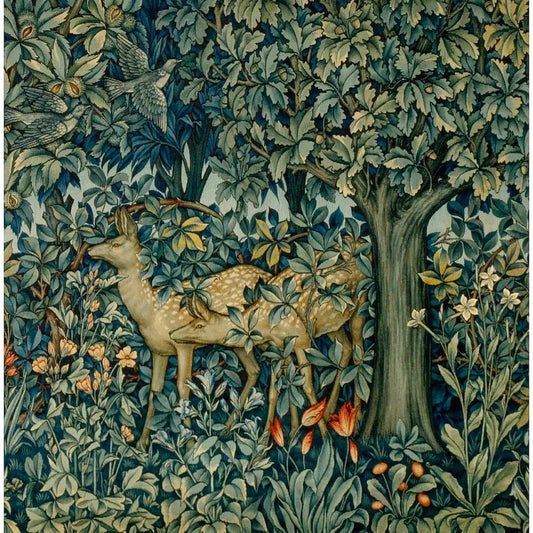 CafePress - William Morris Greenery - King Duvet Cover, Printed Comforter Cover, Unique Bedding,