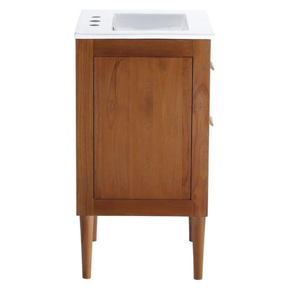 Modway Cassia 24" Bathroom Vanity in Natural White