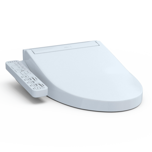 TOTO WASHLET C2 Electronic Bidet Toilet Seat with PREMIST and EWATER+ Wand Cleaning, Elongated, Cotton White - SW3074#01
