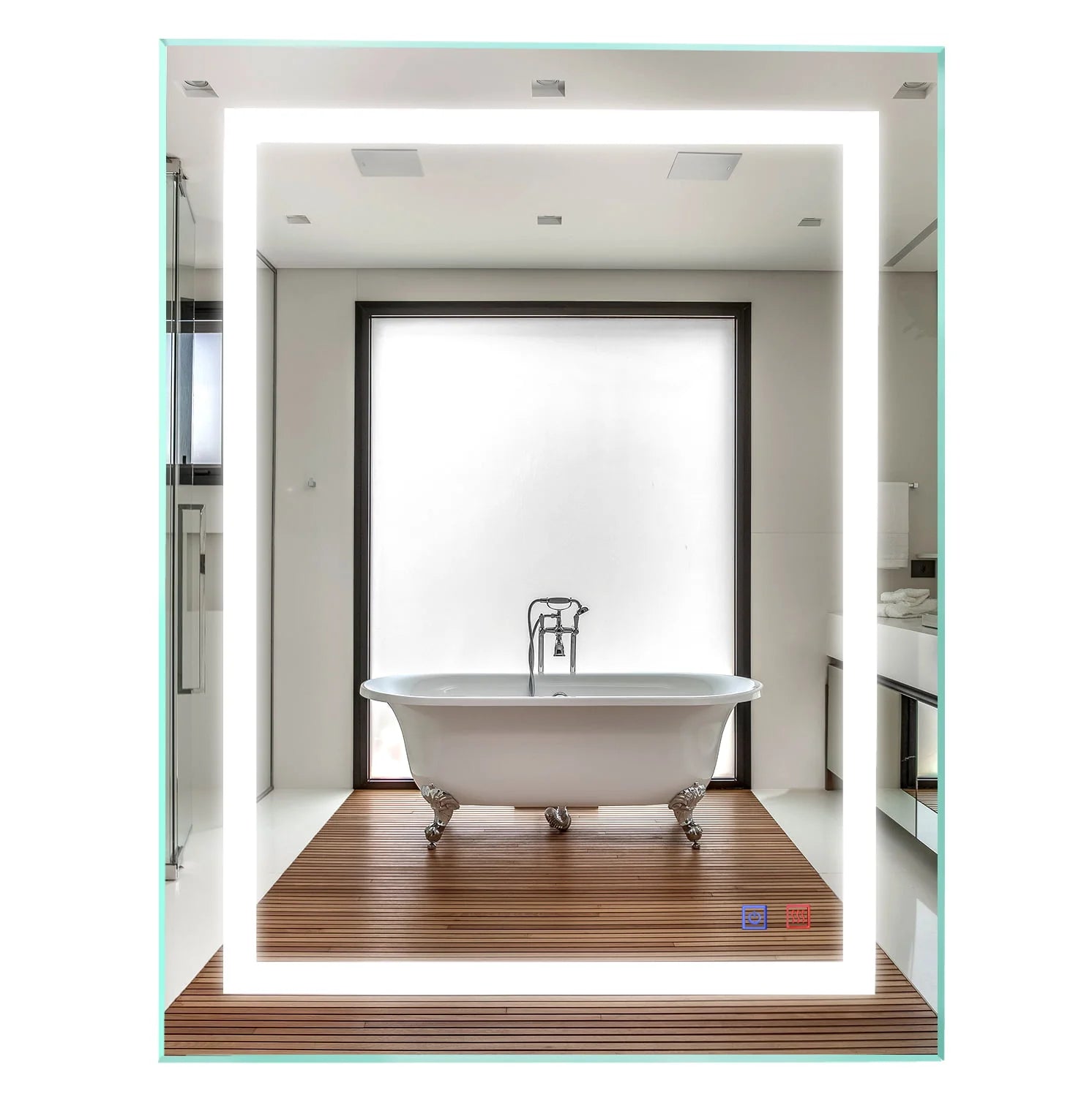 212 Main VMS-LBVMAF-SL Bathroom Vanity Mirror with Anti Fog