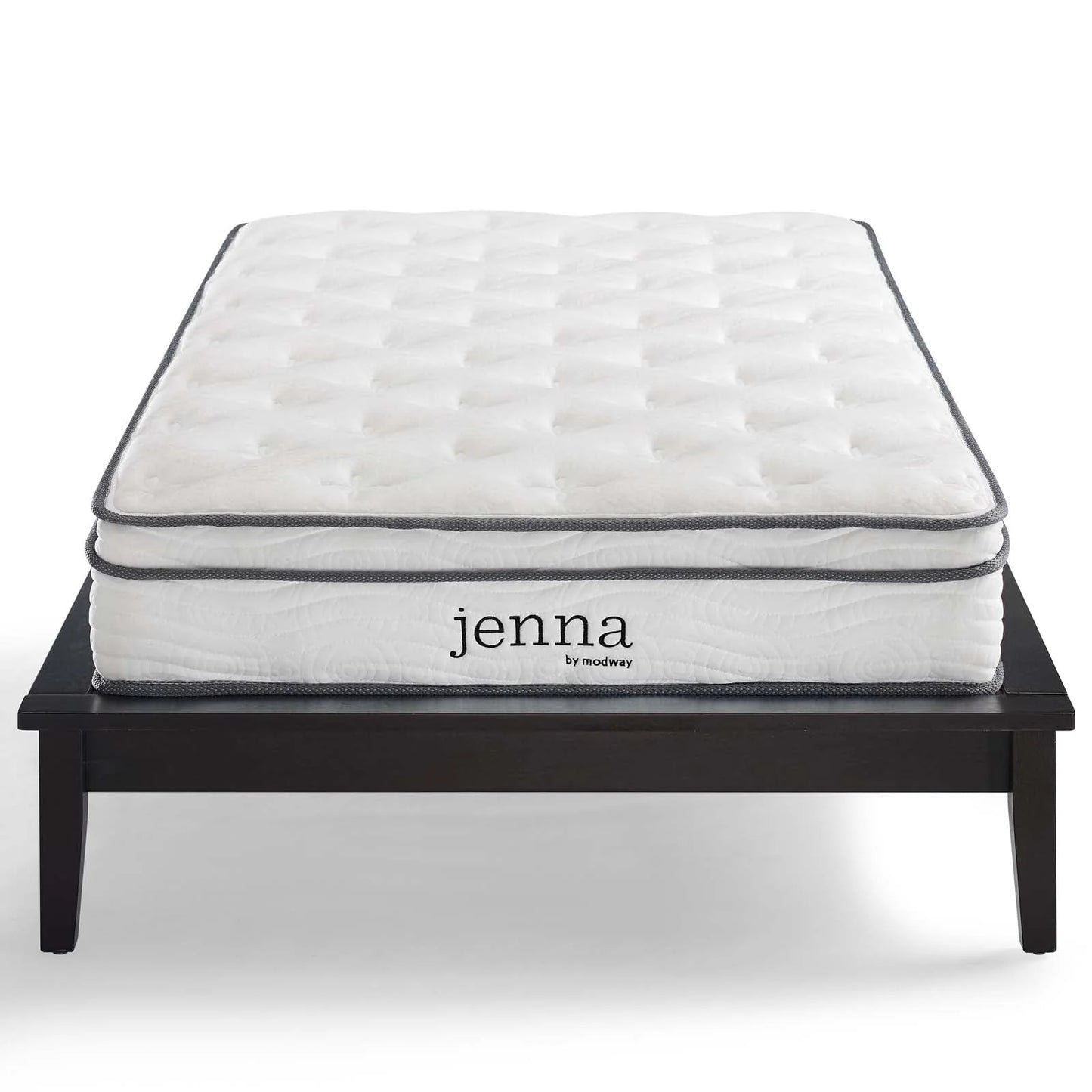 Modway Jenna 8" Innerspring and Foam Twin Mattress in White