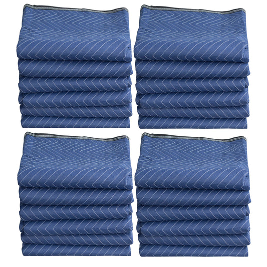 Buffalo Tools 72 x 80 inch Reversible Moving Blanket Set - 24 Pack