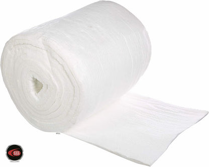 1"x24"x25' Roll Ceramic Fiber Blanket Insulation 8lb 2300F Sterling Seal and Supply (1 each)