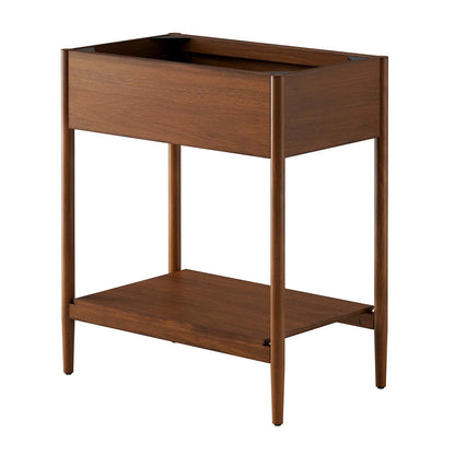 Modway Zaire 30" Bathroom Vanity Cabinet (Sink Basin Not Included) in Walnut