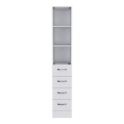 Depot E-Shop Sheridan 2 Piece Bathroom Set, Linen Cabinet + Over The Toilet Cabinet