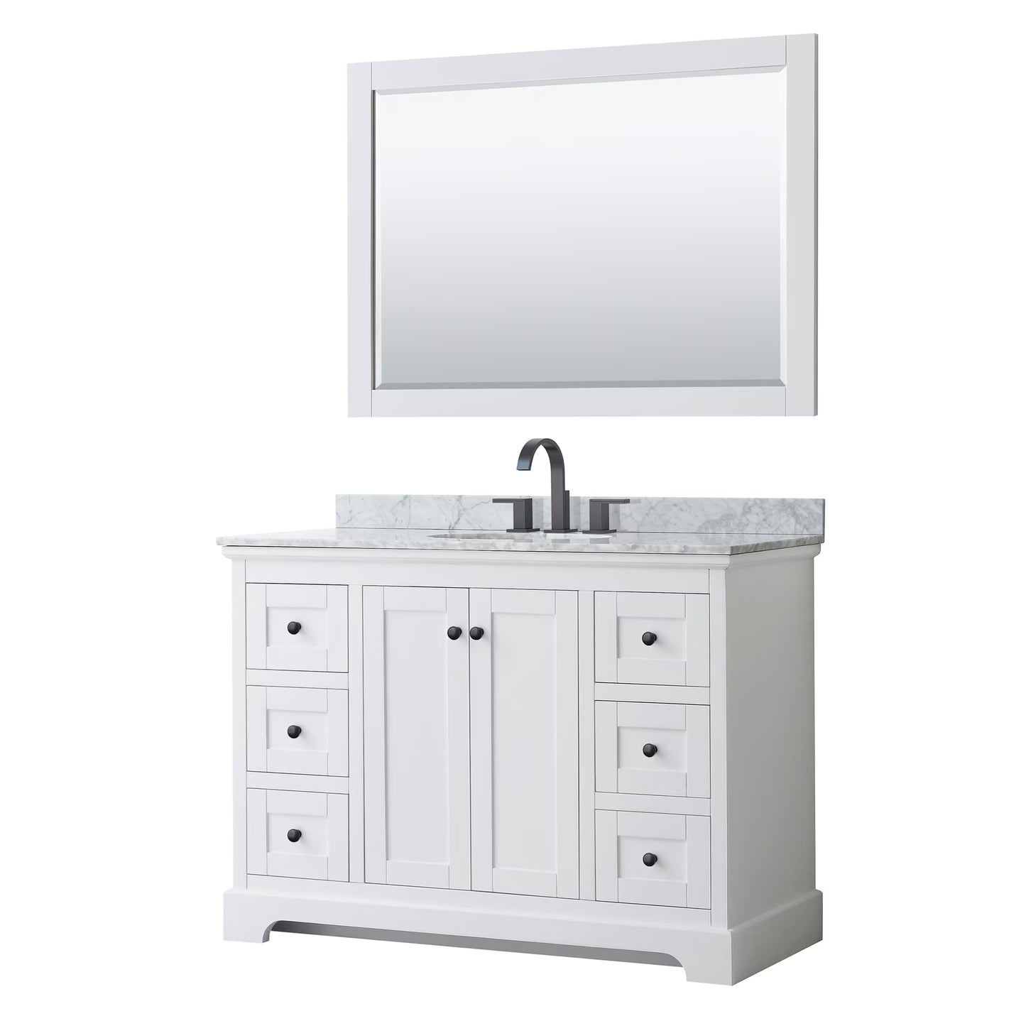 Wyndham Collection Oval Sink Wood Single Bathroom Vanity in White/Gold