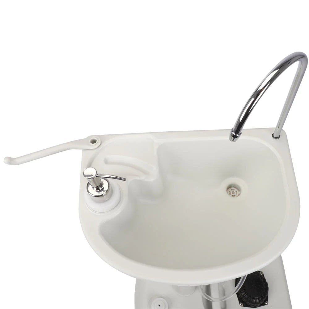 SamyoHome 5 Gallon Portable Camping Sink, with Towel Holder & Soap Dispenser