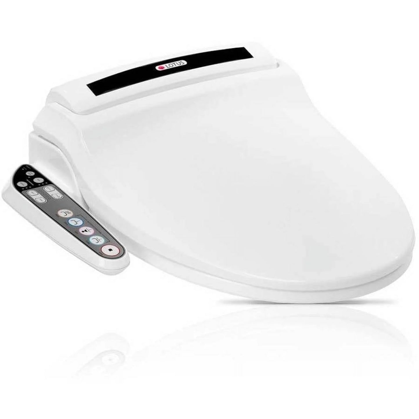 Lotus ATS-800 Round Smart Bidet Toilet Seat, White