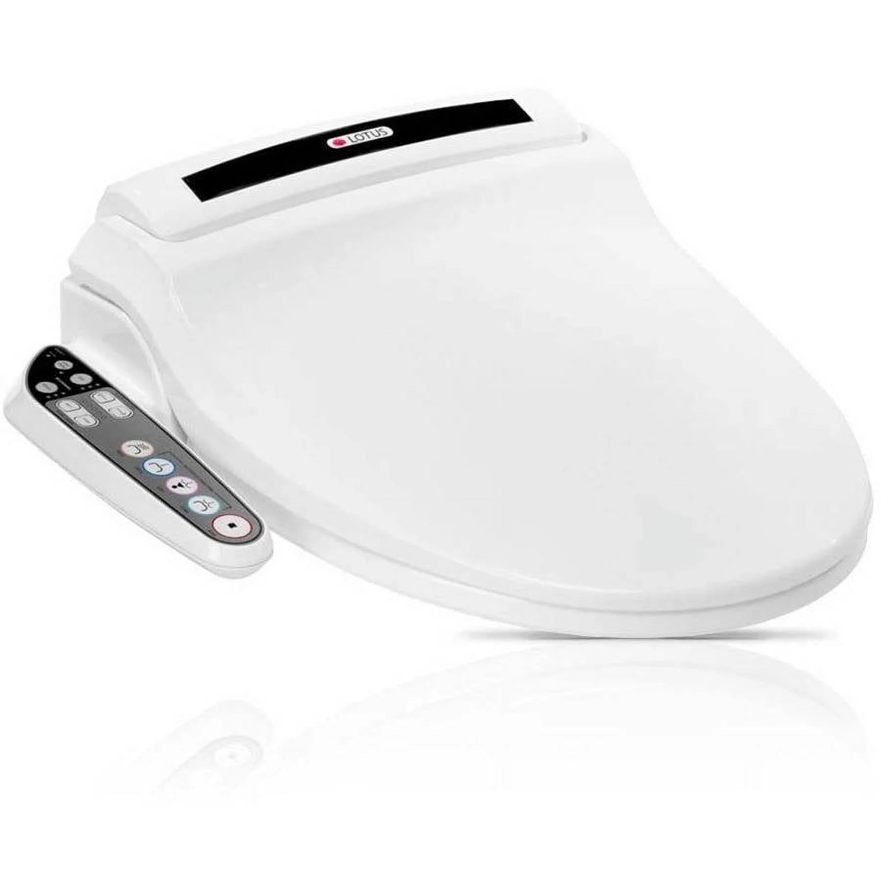 Lotus ATS-800 Round Smart Bidet Toilet Seat, White