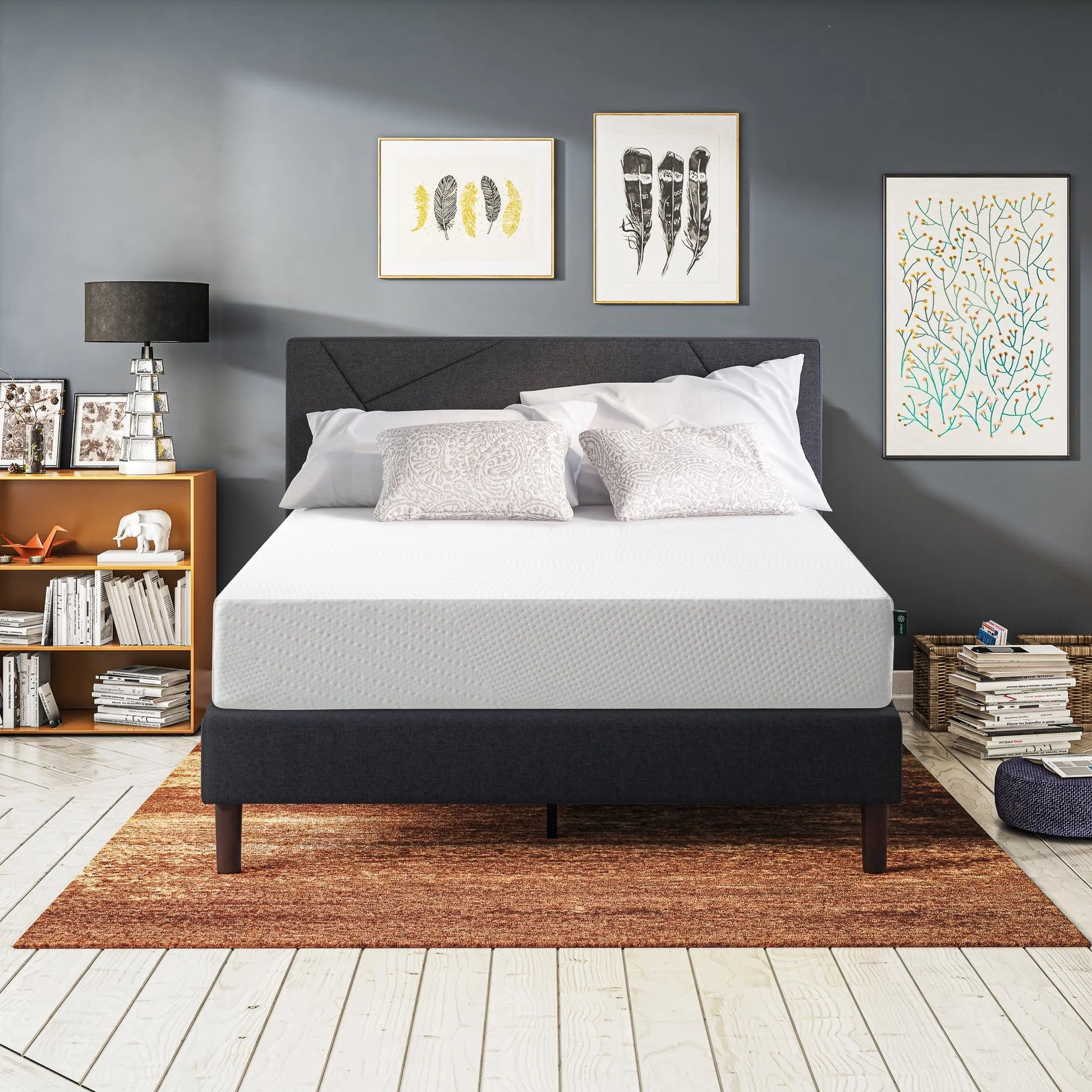 Zinus 10" Cooling Support Foam Mattress in a Box, Queen