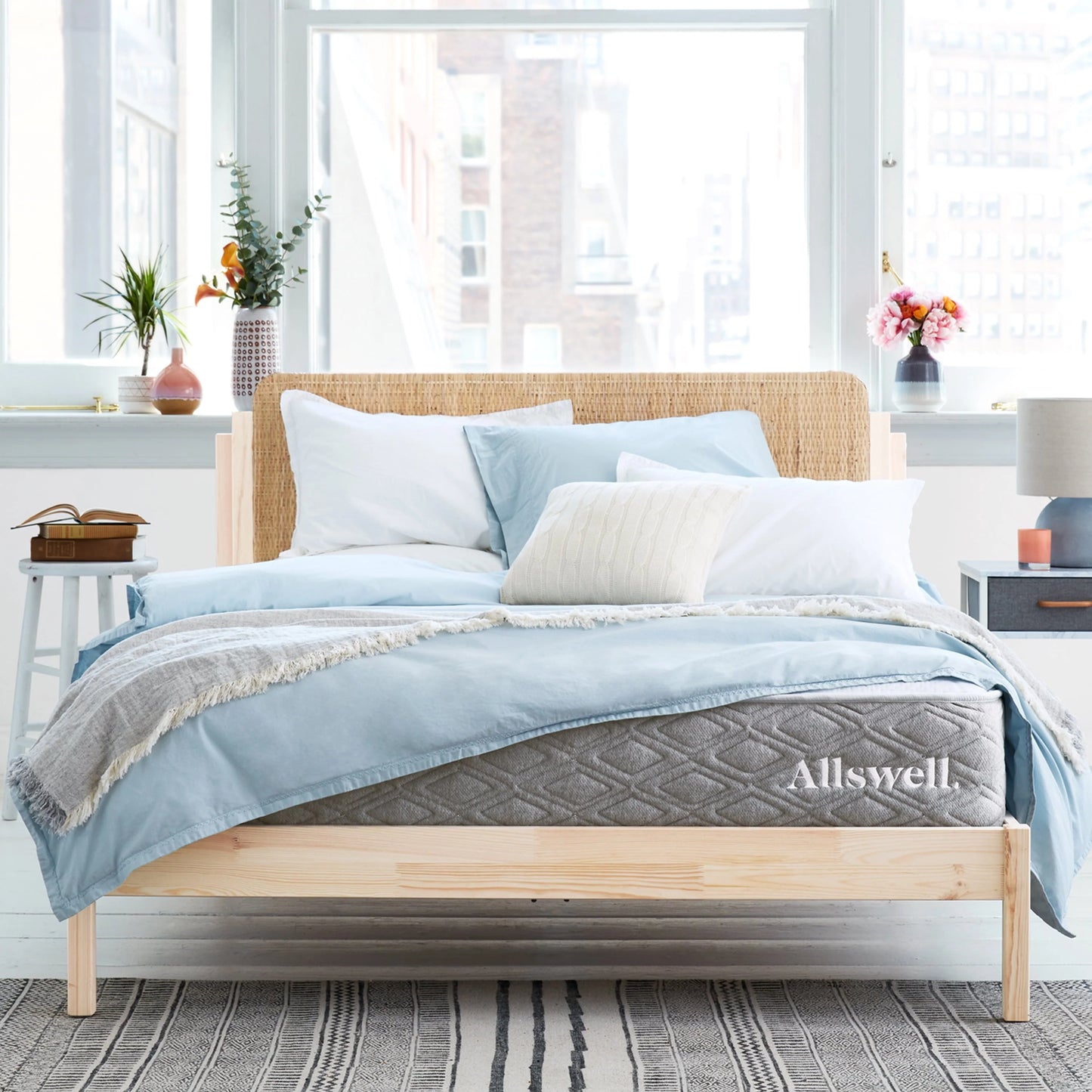 The Allswell Luxe 12" Bed in a Box Hybrid Mattress, Queen