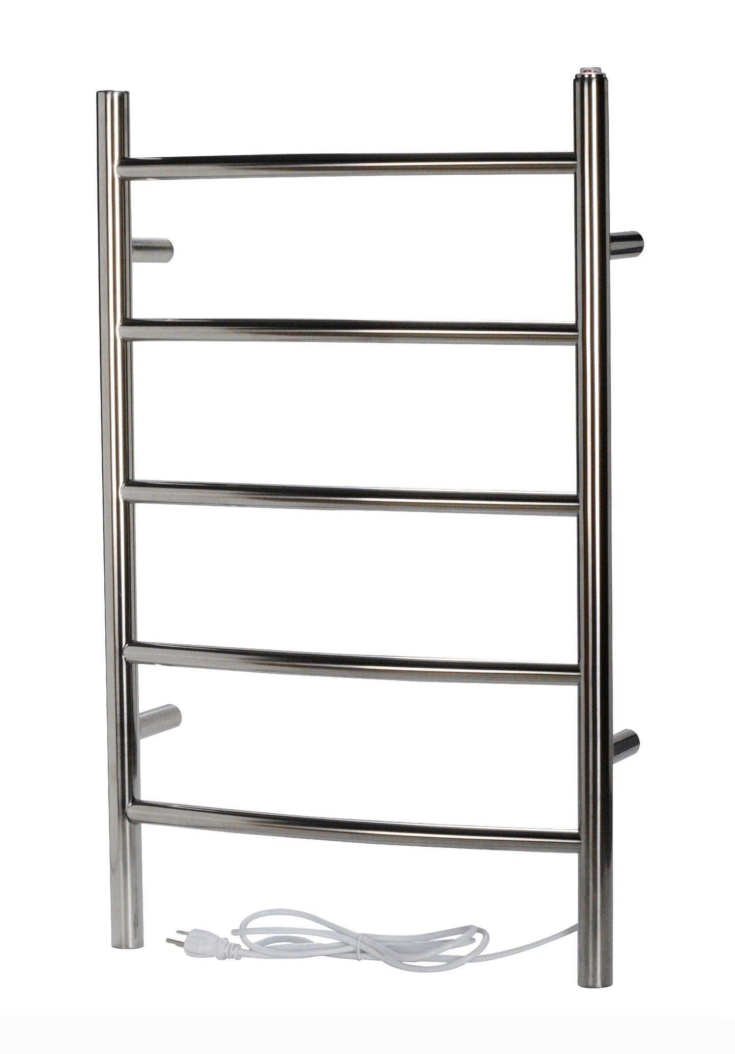 See All 5-Bar Stainless Steel Electric Towel Warmer Wall Mounted Hardwired/Softwired Combo in Polished finish