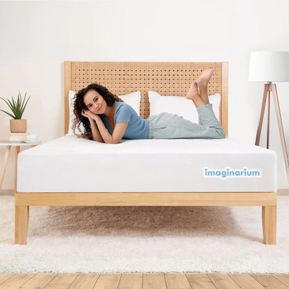 Imaginarium 10" Hybrid of Memory Foam and Coils Mattress with Antimicrobial Treated Cover, King