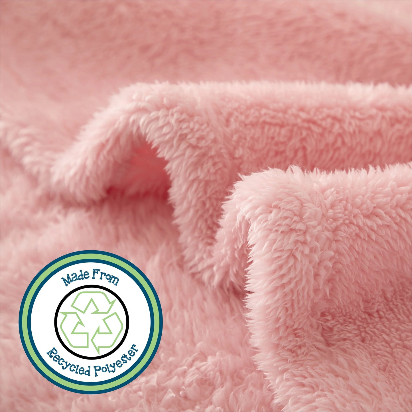 Your Zone Pink, Soft, Oversized, Fuzzy Throw Blanket for Kids, 72 x 50 inches