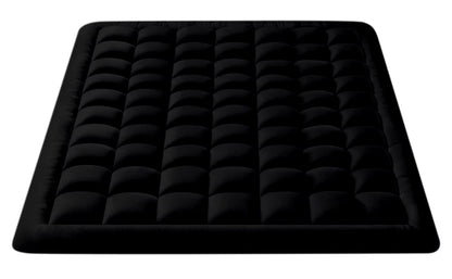 Twin Size- 1 Piece 800 GSM Down Alternative 3 Inch Thick Upto 15" Deep Pocket Fitted Mattress Topper Protector Extra Soft Comfortable Sleep for All Season- Twin(39X75 Inche), White