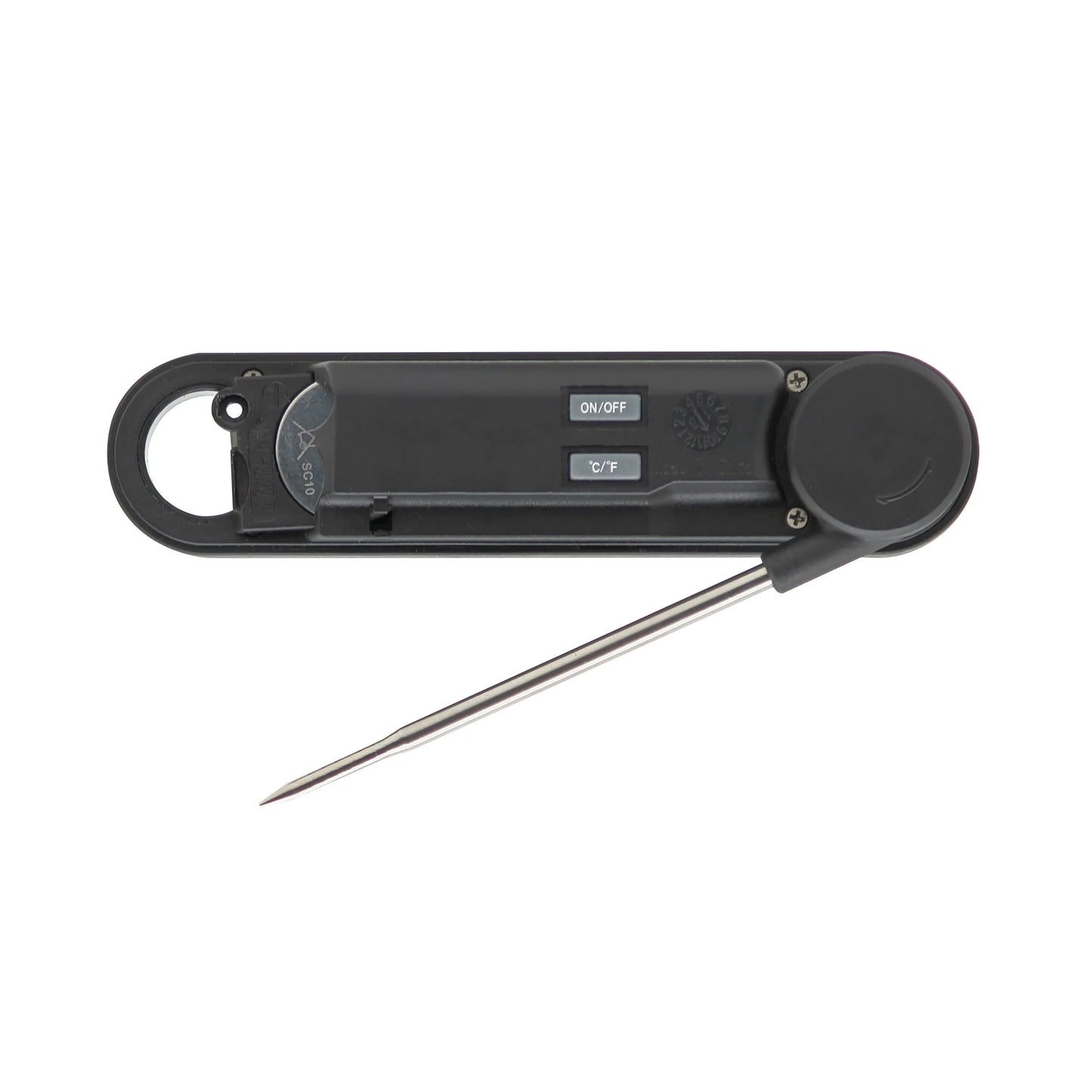 Digital Folding Probe Meat Thermometer with Blue Backlight Display