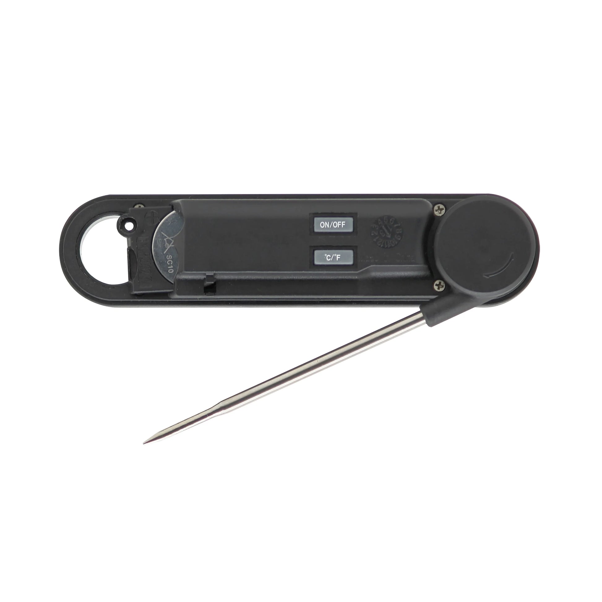 Digital Folding Probe Meat Thermometer with Blue Backlight Display