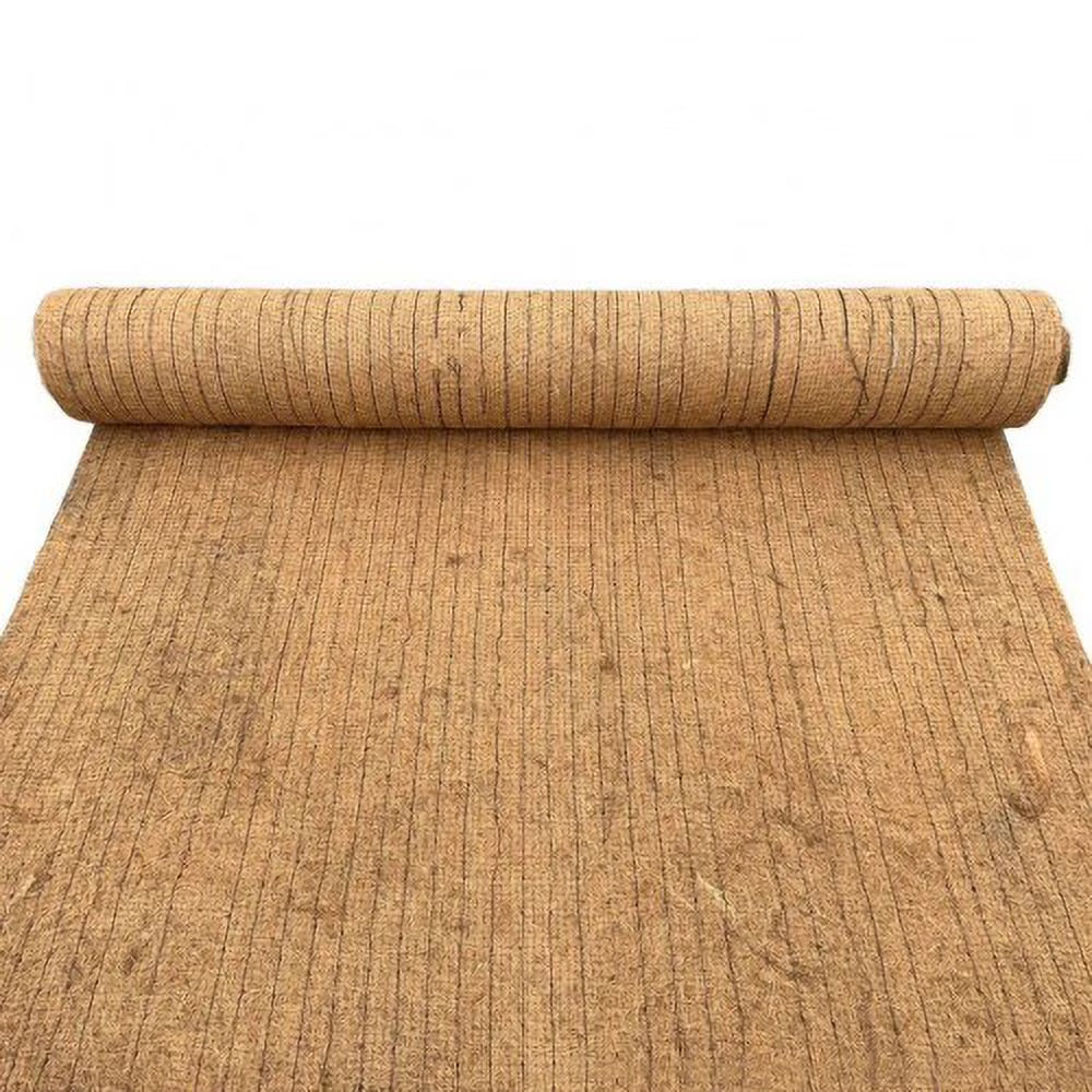 Farm Plastic Supply - Erosion Control Blanket - 7.5' x 112.5' - Coconut Garden and Landscape Cover, Erosion Control Blanket, Coconut Blanket, Erosion Control, Mulch, Slope Stabilizer