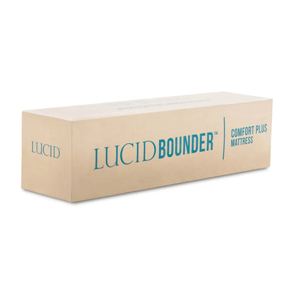 Lucid Bounder 7" Innerspring Mattress with Quilted Fabric Cover, Twin