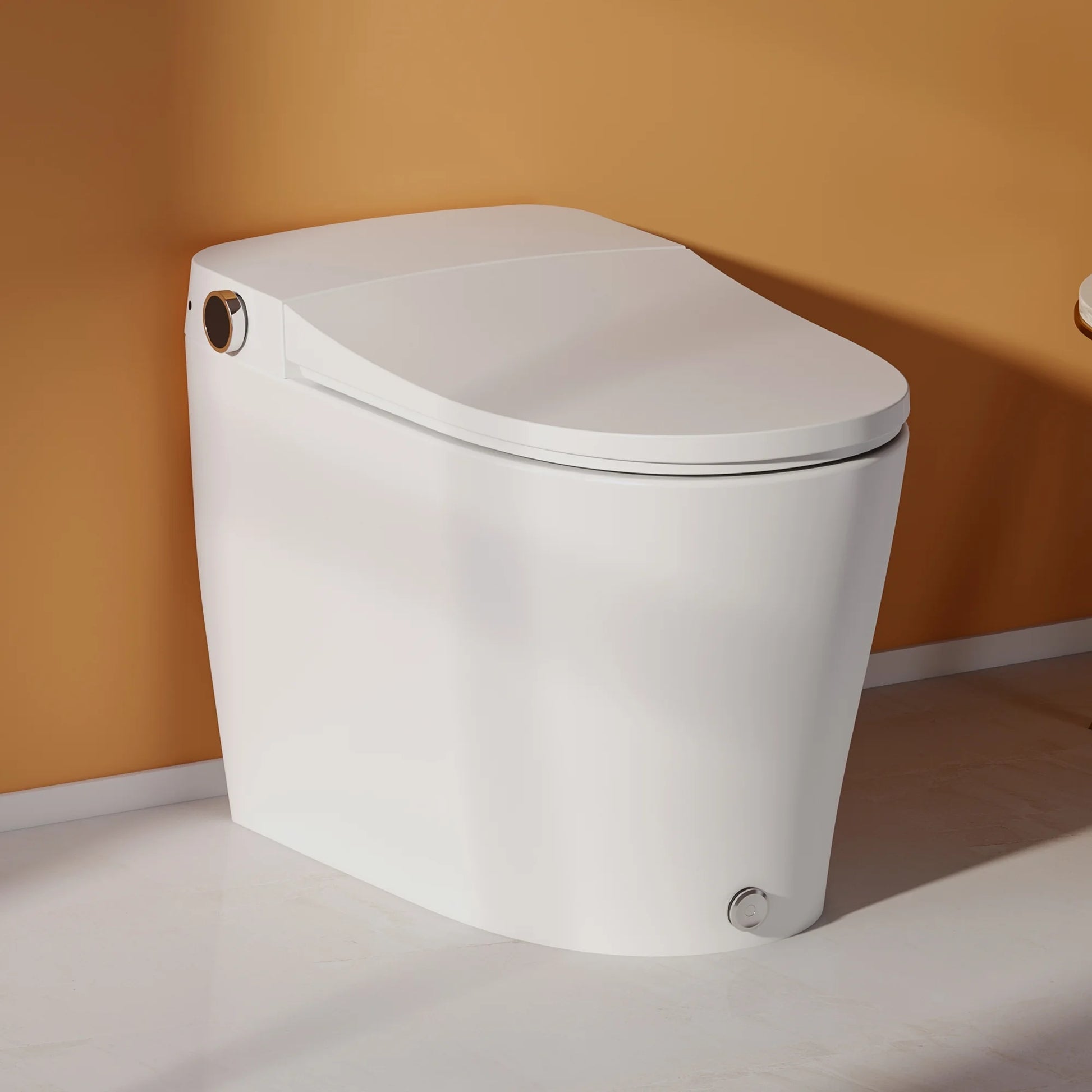 HOROW Luxury Smart Toilet, with Bidet Built-in, Automatic, Auto Open/close Lid, Heated Bidet Seat