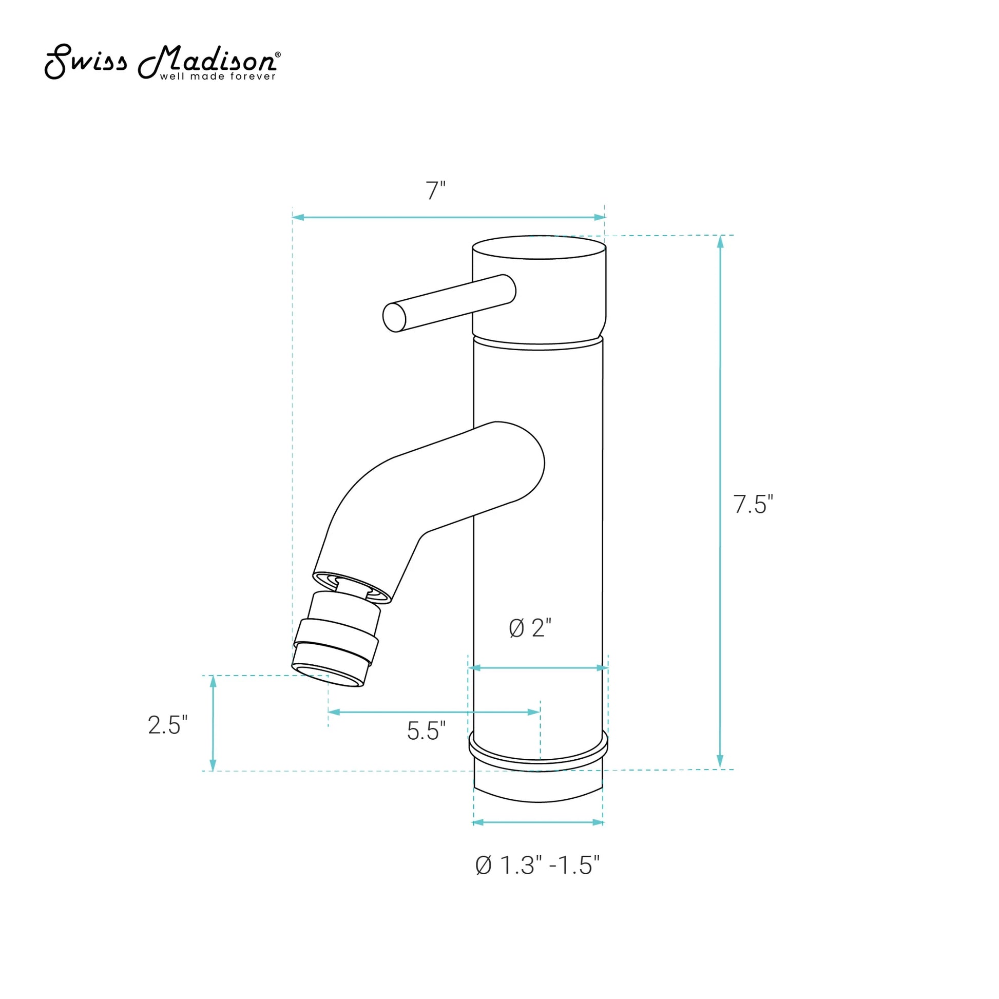 Ivy Bidet Faucet in Chrome