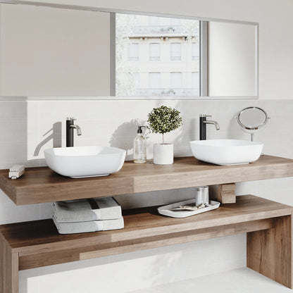VIGO Lexington Single Handle Single-Hole Bathroom Vessel Faucet in Brushed Nickel