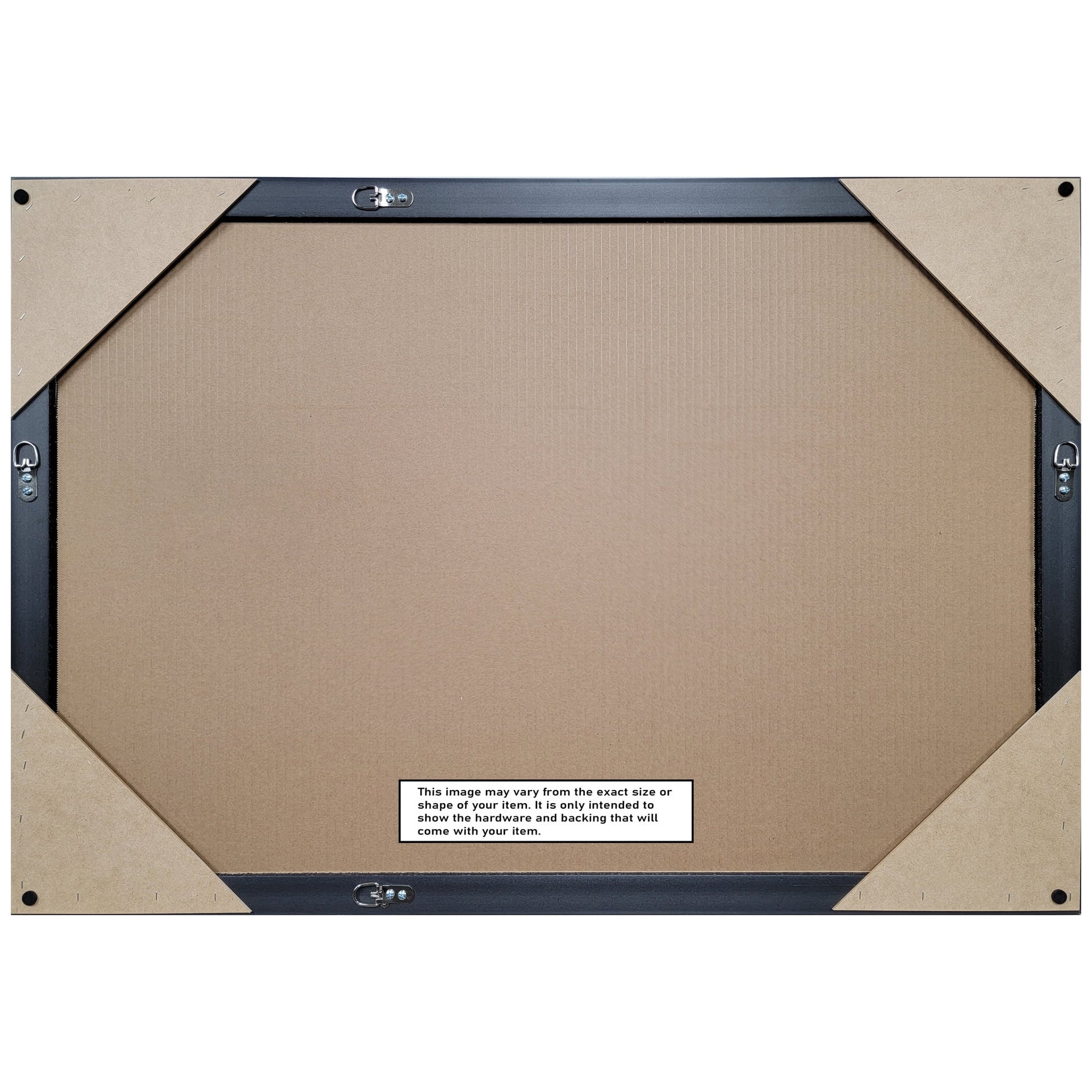 Amanti Art Caleb Brown Beveled Bathroom Wall Mirror