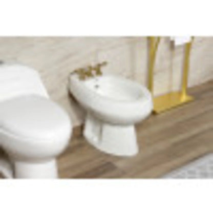 Kingston Brass KB327AL Victorian Three-Handle Bidet Faucet, Brushed Brass