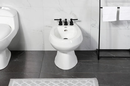 Kingston Brass Kaiser KB6322DKL 3-Handle Bidet Faucet, Polished Brass