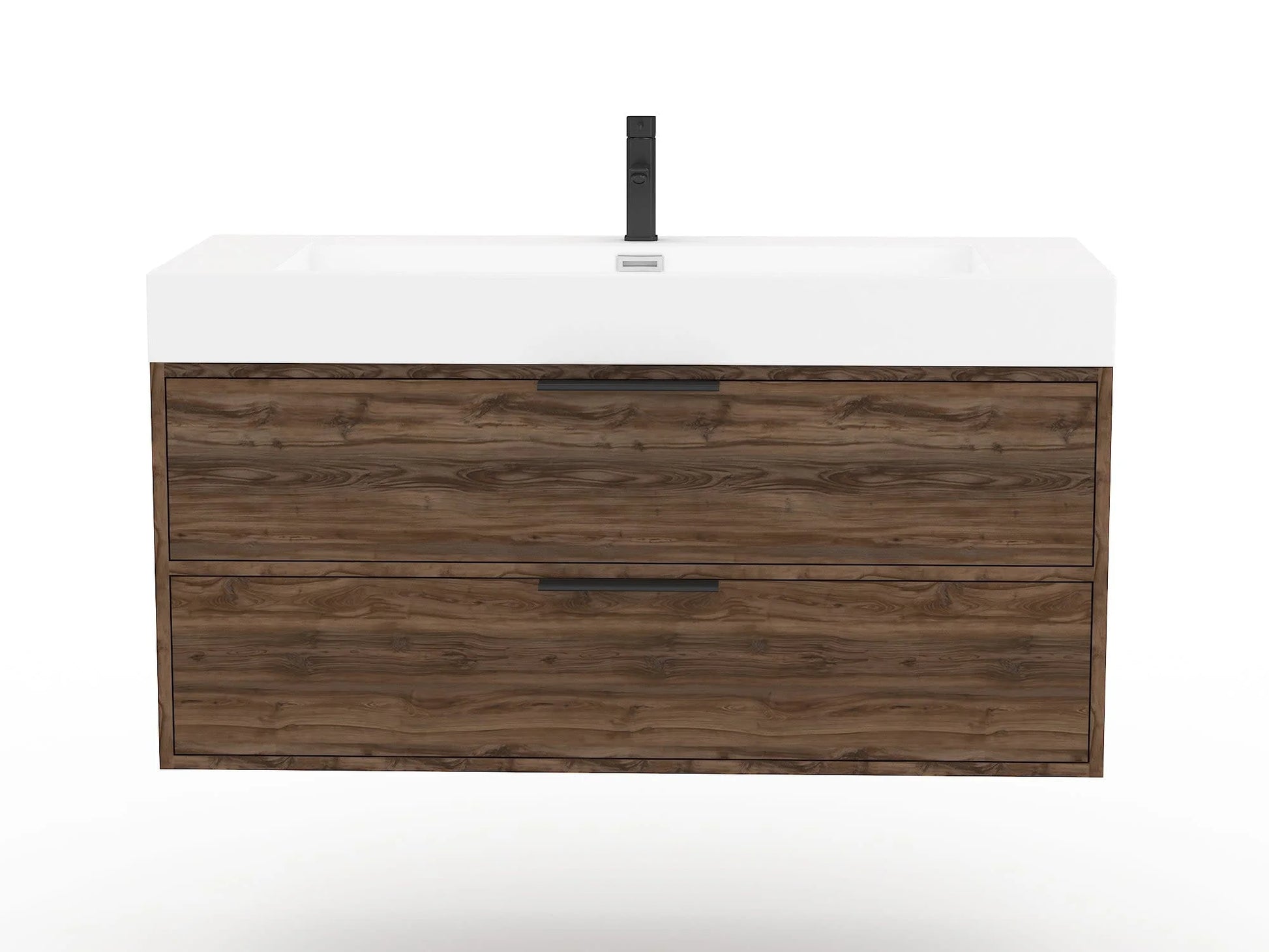 Cutler Kitchen and Bath Savoy 42" Wood/Cultured Marble Bathroom Vanity - Brown