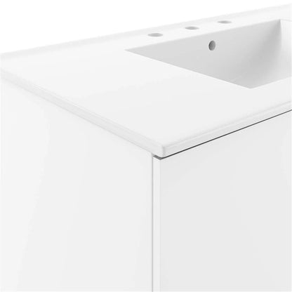 Modway Vitality 36" Bathroom Vanity in White White