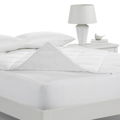 Serta Luxury Firm King Mattress Pad in White