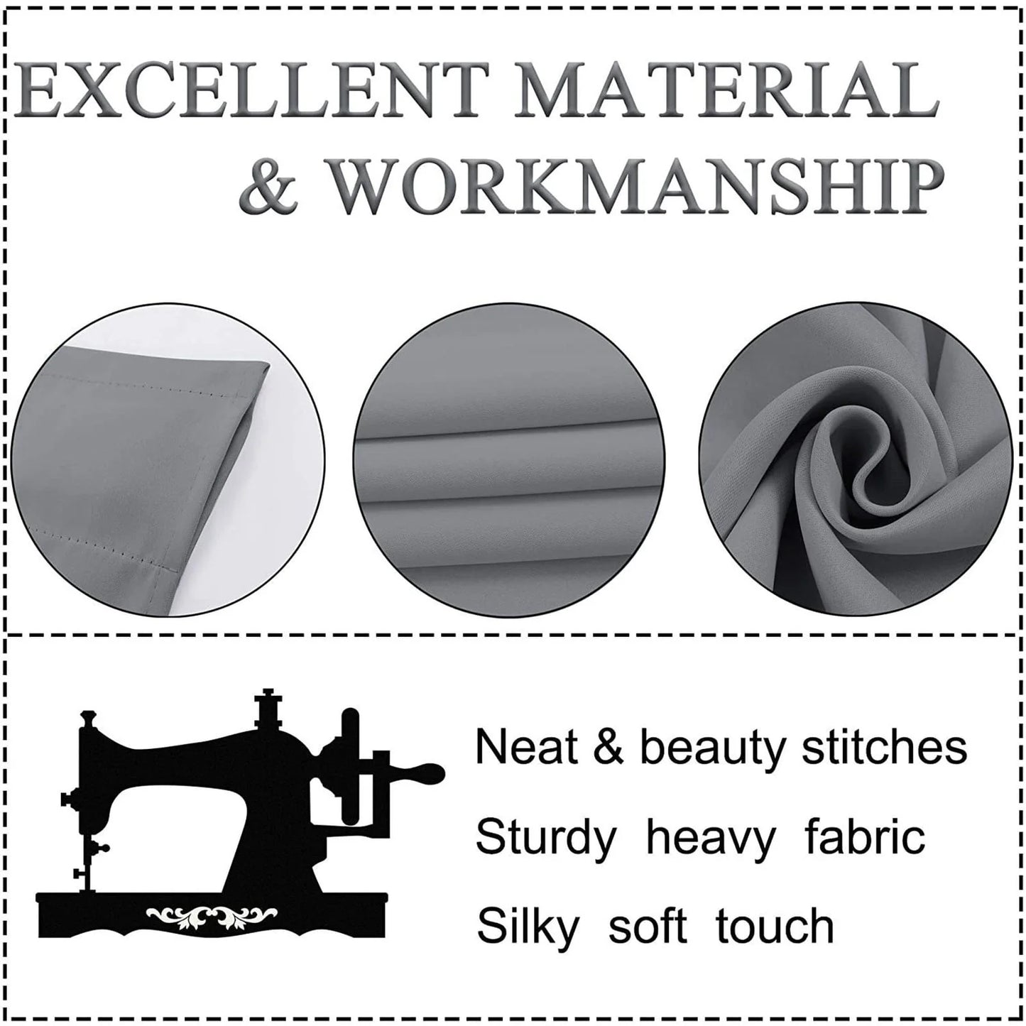 Blackout Curtains Kitchen Curtain,Short Curtains Half Window Curtains for Bedroom,Privacy Curtain Tiers for Windows, Energy Saving Curtain Tiers for Bathroom Shades,57°18inches per Panel