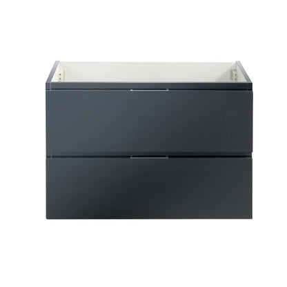 Fresca Valencia 30" Gray Oak Wall Hung Modern Bathroom Cabinet