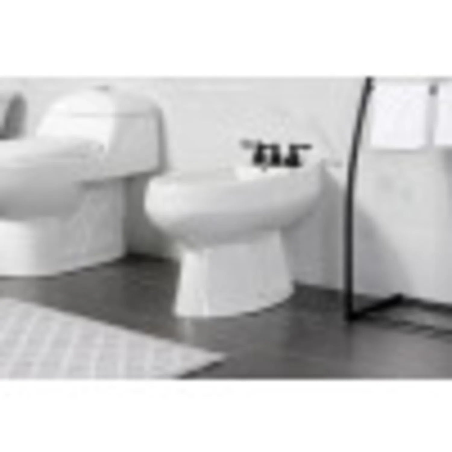 Kingston Brass KB320KL Knight Three-Handle Bidet Faucet, Matte Black