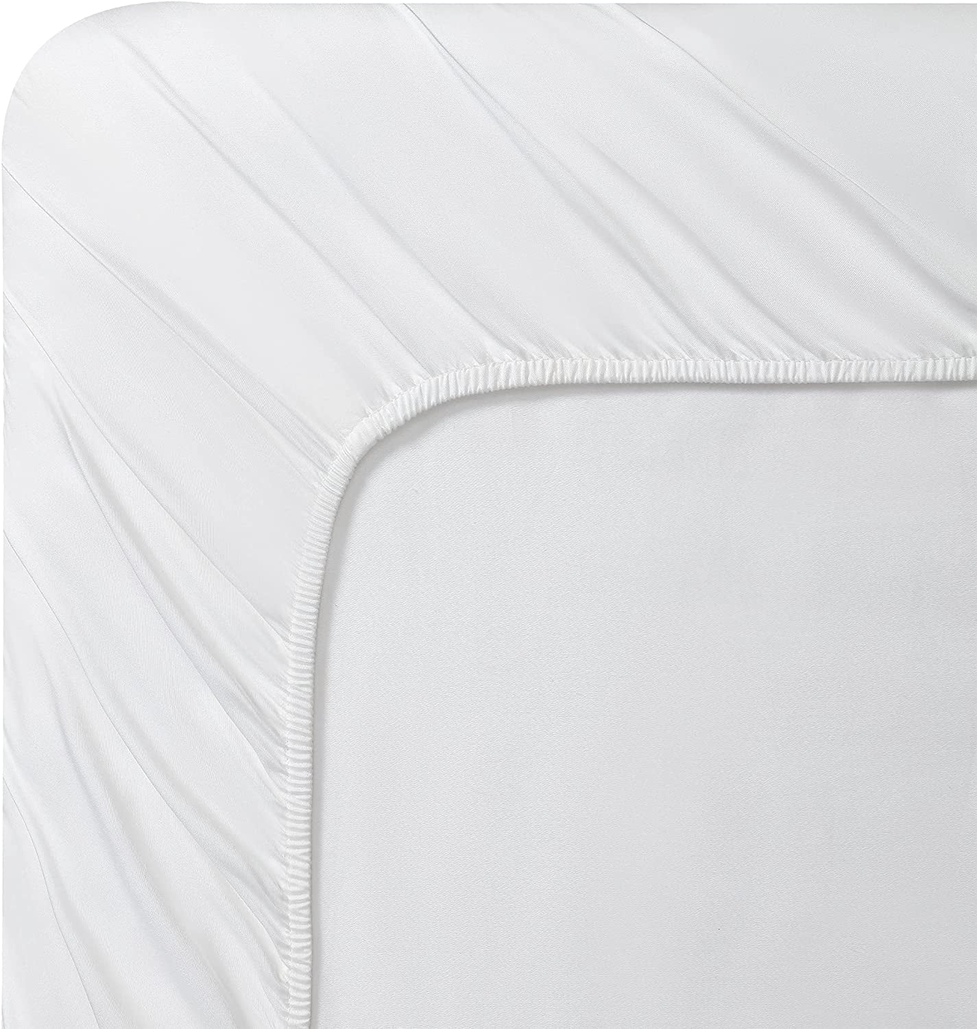 Vera Wang 800 Collection Bed Sheet Set - 800 Thread Count, Silky Smooth Wrinkle-Resistant Bedding, King, White White King