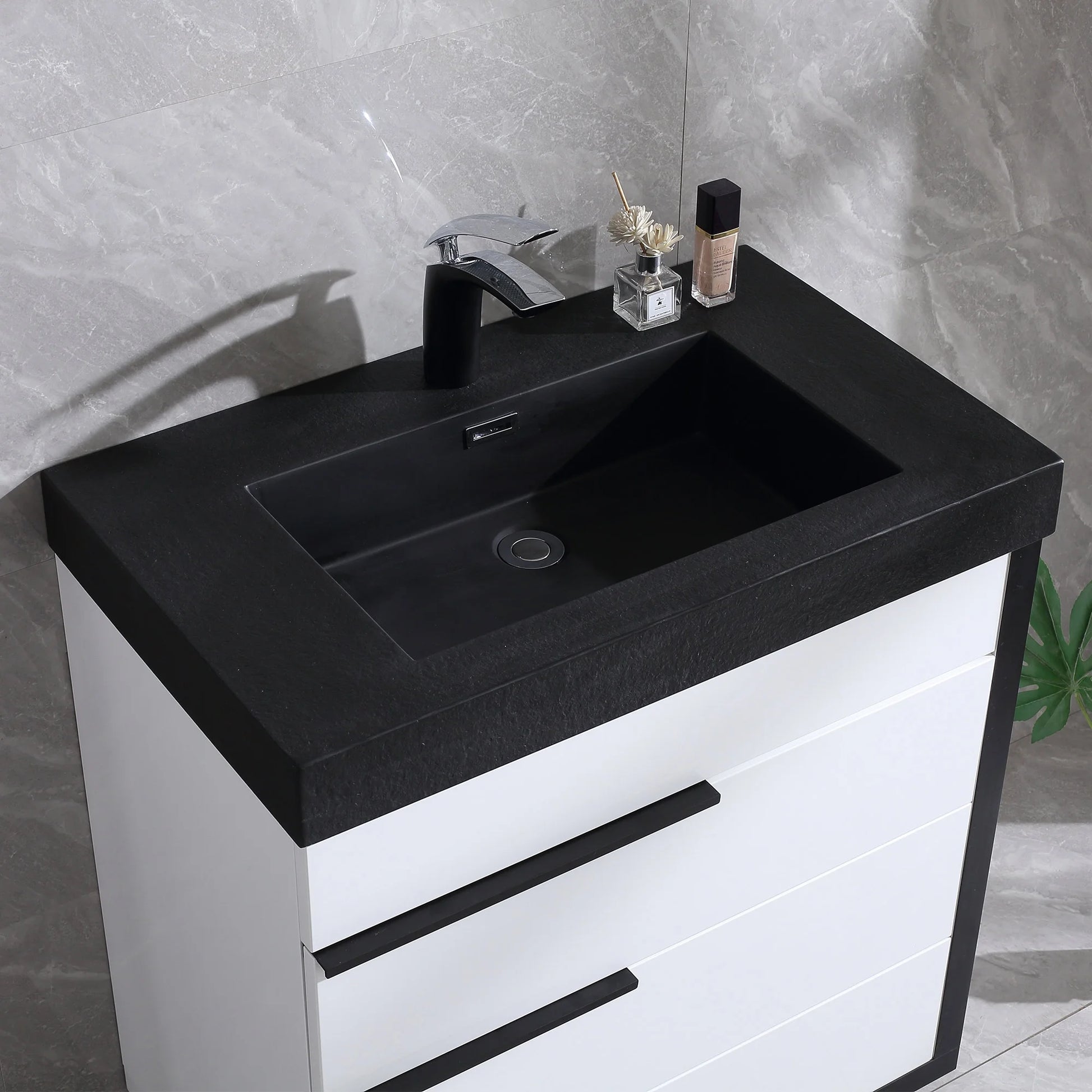 Dowell Topmount Bathroom Resin Basin 000 1818BP
