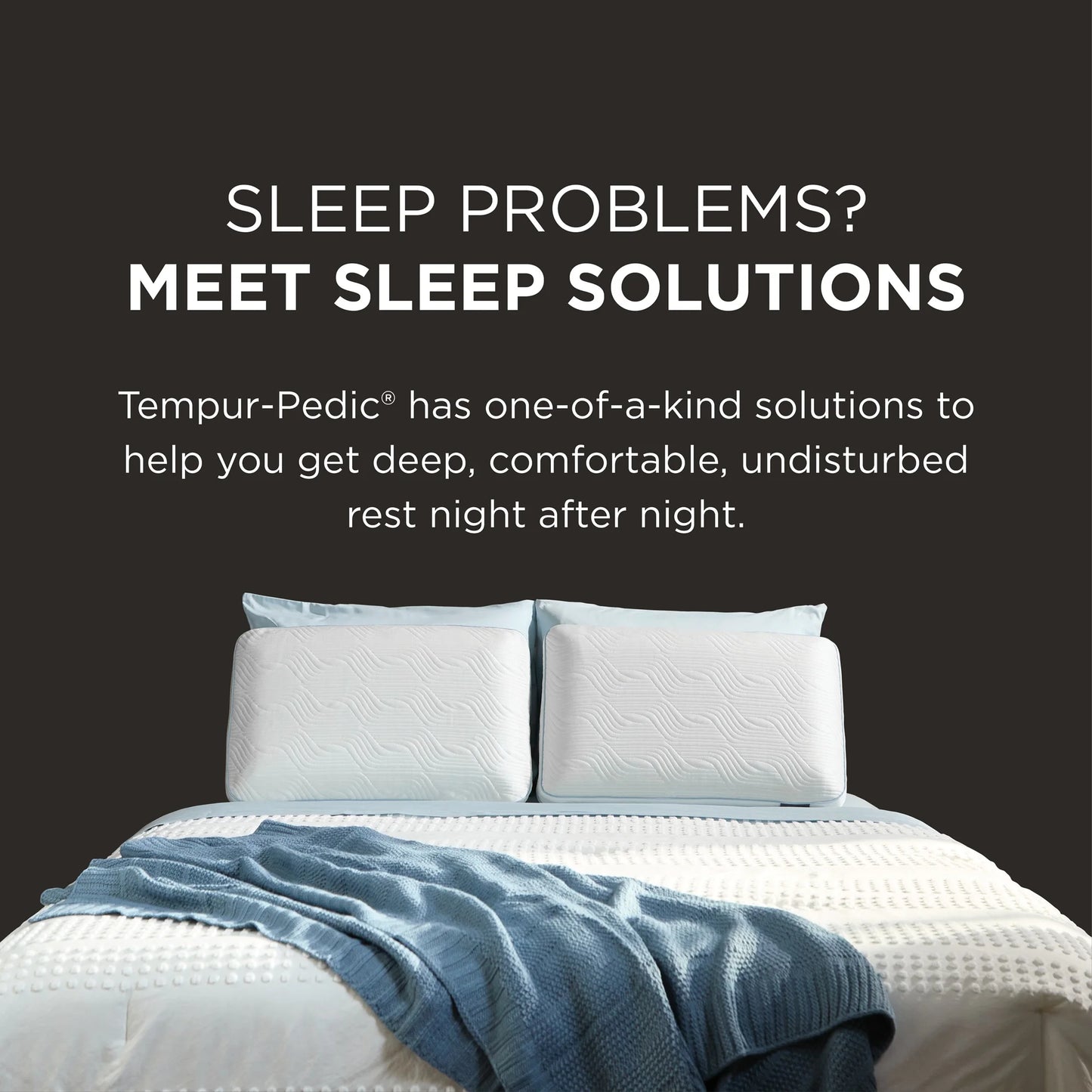 Tempur-Pedic Cooling Bed Pillow - Two Pack