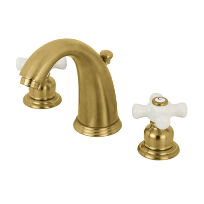 Kingston Brass KB988PX Victorian 2-Handle 8 in. Widespread Bathroom Faucet, Brushed Nickel