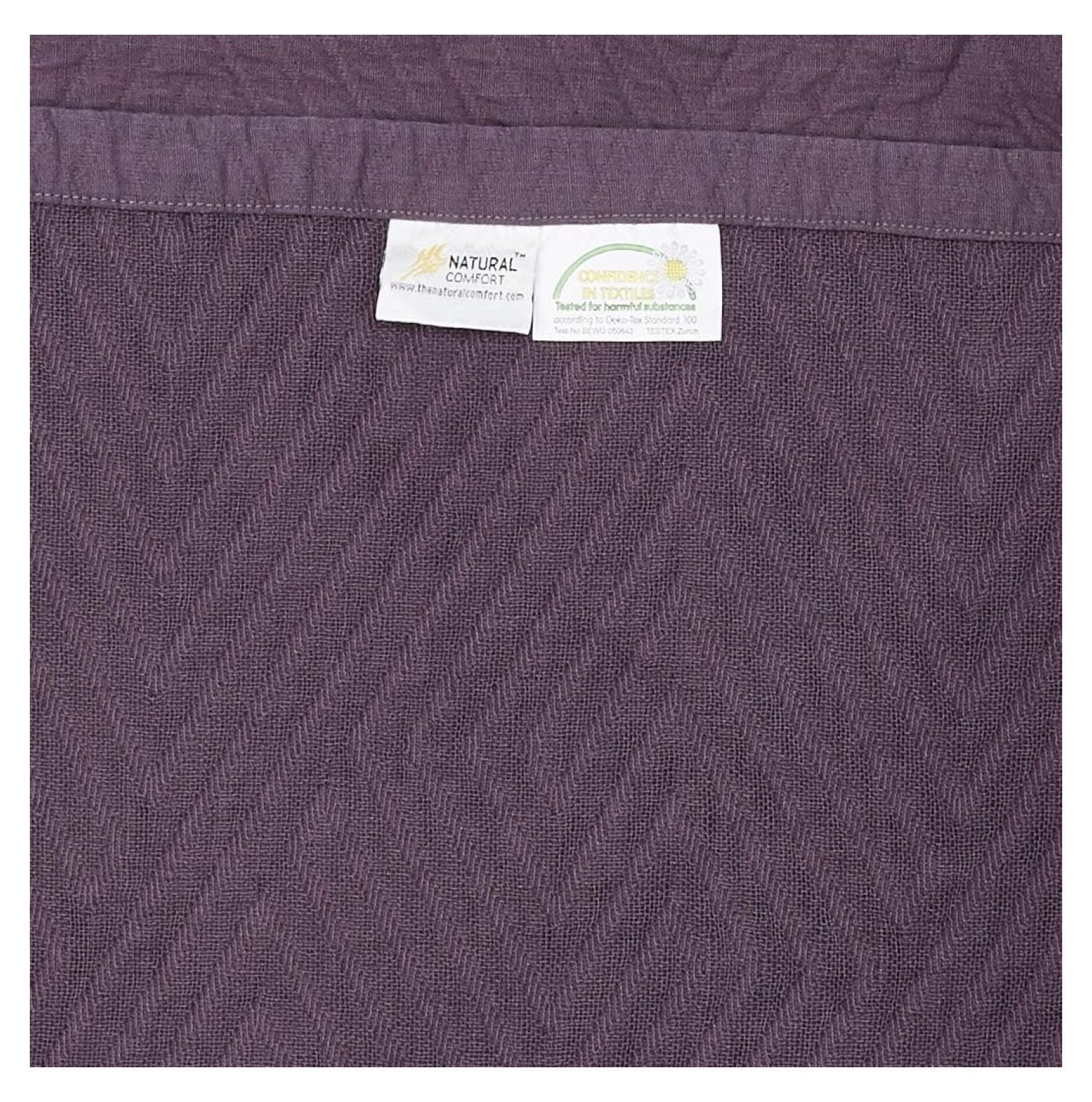 Matelass Blanket Coverlet, Queen, Grid/White